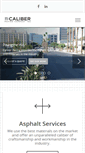 Mobile Screenshot of caliberpaving.com